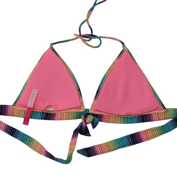 Victoria's Secret Push Up Bikini Halter Top Y2K L - Picture 2 of 8